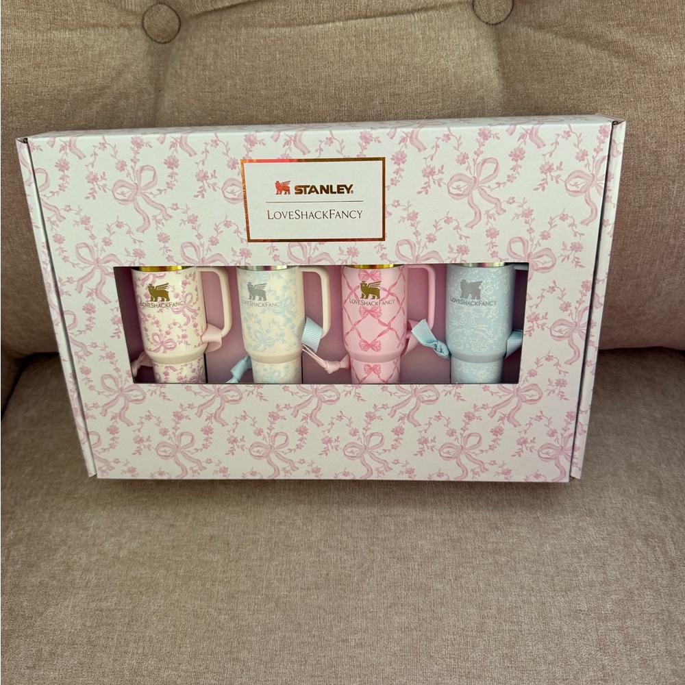 💕Stanley LoveShackFancy Holiday Ornament Collection 2025 NEW IN BOX - Picture 1 of 8